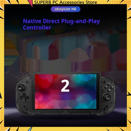 Abxylute N6 Deck-Style Controller For Switch 2 Hall Effect Joystick Native GL/GR Button Native HD Vibration Pro Handle NS2 Gifts