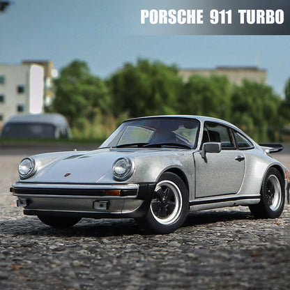 WELLY 1:24 Porsche 911 Turbo 3.0 1974 Liga Fundido e Veículos de Brinquedo Modelo de Carro Miniatura Escala de Carro Brinquedo Para Crianças