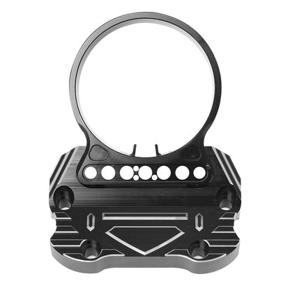 Suporte de Instrumentos de Alumínio CNC Preto para Motocicletas Harley Sportster Iron XL883 Custom Low 1200 48 72