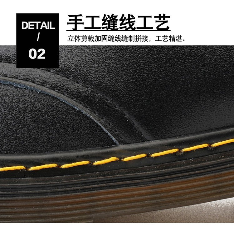 Men's genuine leather formal shoes work shoes classic business casual leather shoes fashionable women's shoes plus size shoes