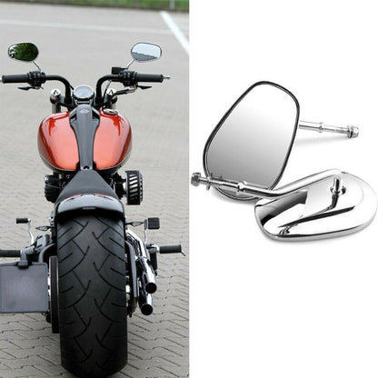 Para Harley Dyna Electra Glide Fatboy Iron 883 Road Glide Sportster 883 1200 Softail Espelhos Laterais Retrovisores de Moto