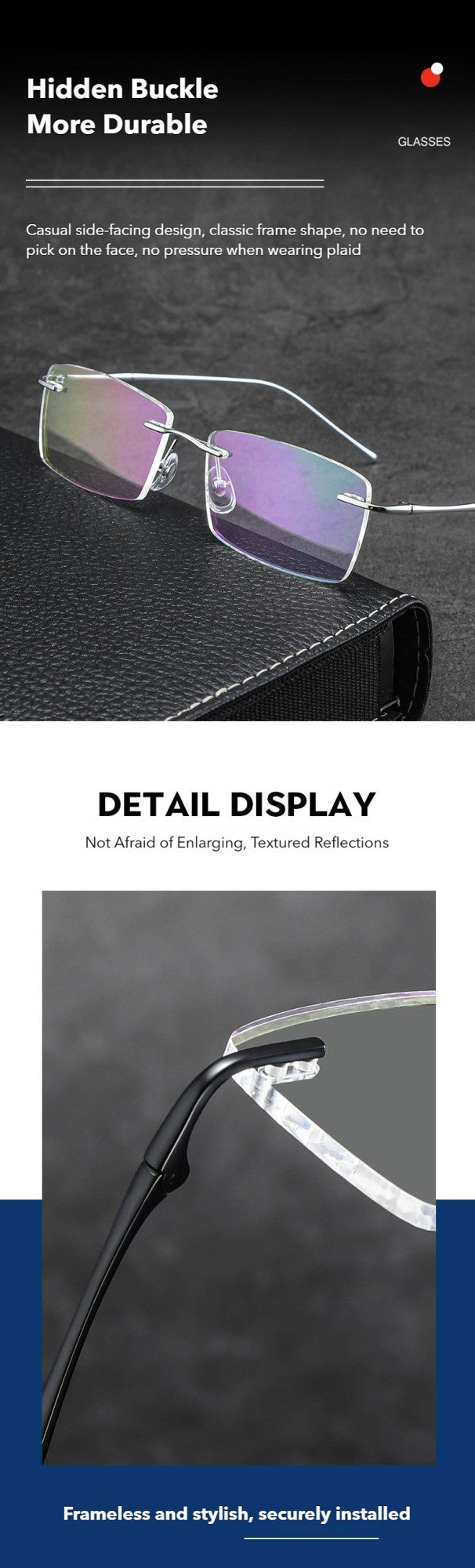 KANSEPT Square Myopia Eyeglasses Photochromic Lenses Man Blue Light Ultra-light Titanium Reading Glasses Men Optical Women Lens