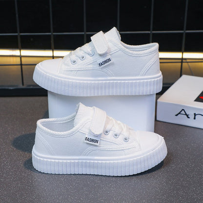 Children Sneaker Boys Casual Shoes Black Flat Student Walking Shoes Non-slip Girl Lightweight Sports Tennis Footwear