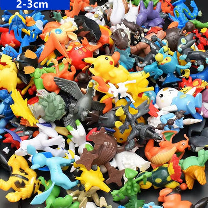 144 Estatuetas de Ação de Anime Colecionáveis de Decoração Ornamentada Brinquedos Para Presente de Natal Infantil