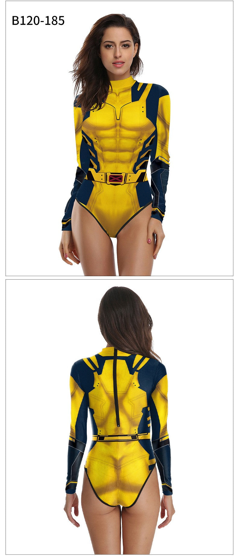 super-héros hommes film Deadpool Wolverine Cosplay Costumes Hallloween combinaison Performance fête Zentai body