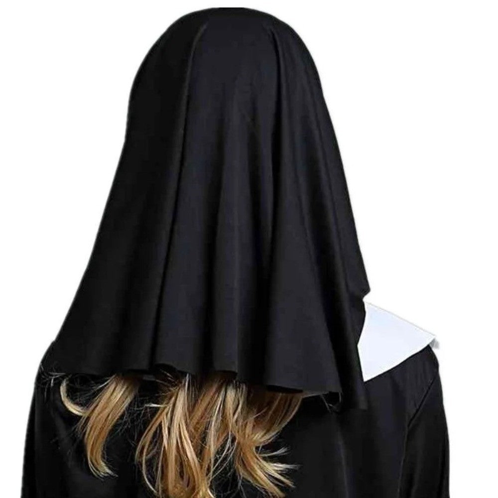 Higih Quality Adult Size Father's Clothing Virgin Mary Black Cosplay Costume Priest Role Nun Costume Cosplay Events