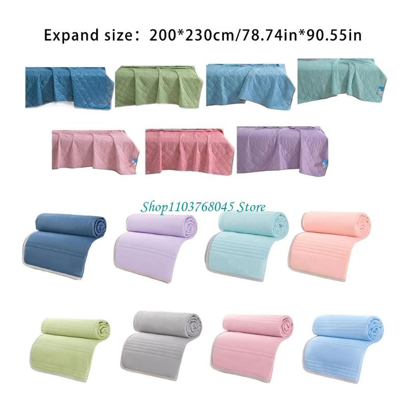 R53F Elegante Cobertor Refrescante Colcha Macia Design Compacto Para Acampamento Férias Na Praia