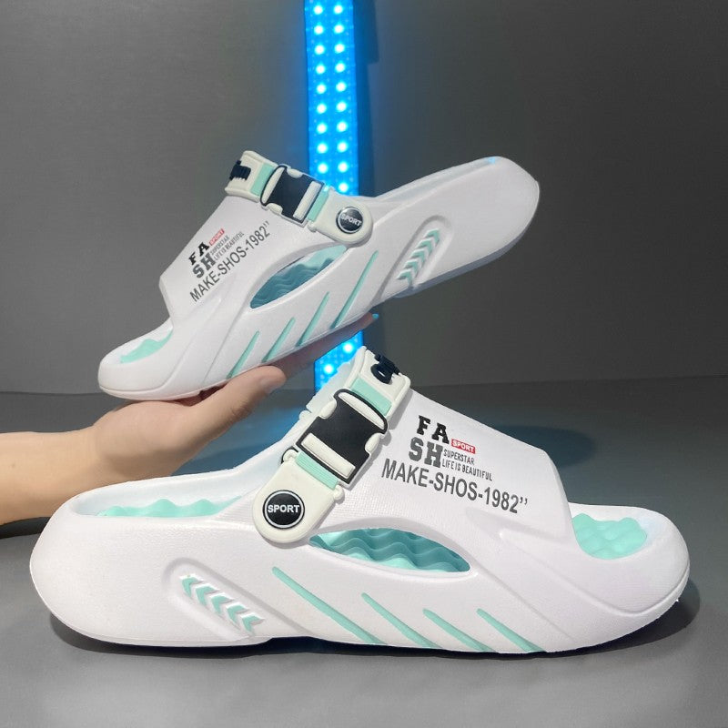 Flip Flops Male Massage Slippers Outdoor Sandals Beach Clogs Indoor Comfortable Soft Slides Men Casual Shoes Women Home Slippers