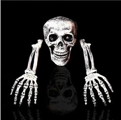 Garden Decoration Holiday Skull Bone Props Ground Breaking Horror Halloween Decoration Skull Party Accessories Gift Decoration