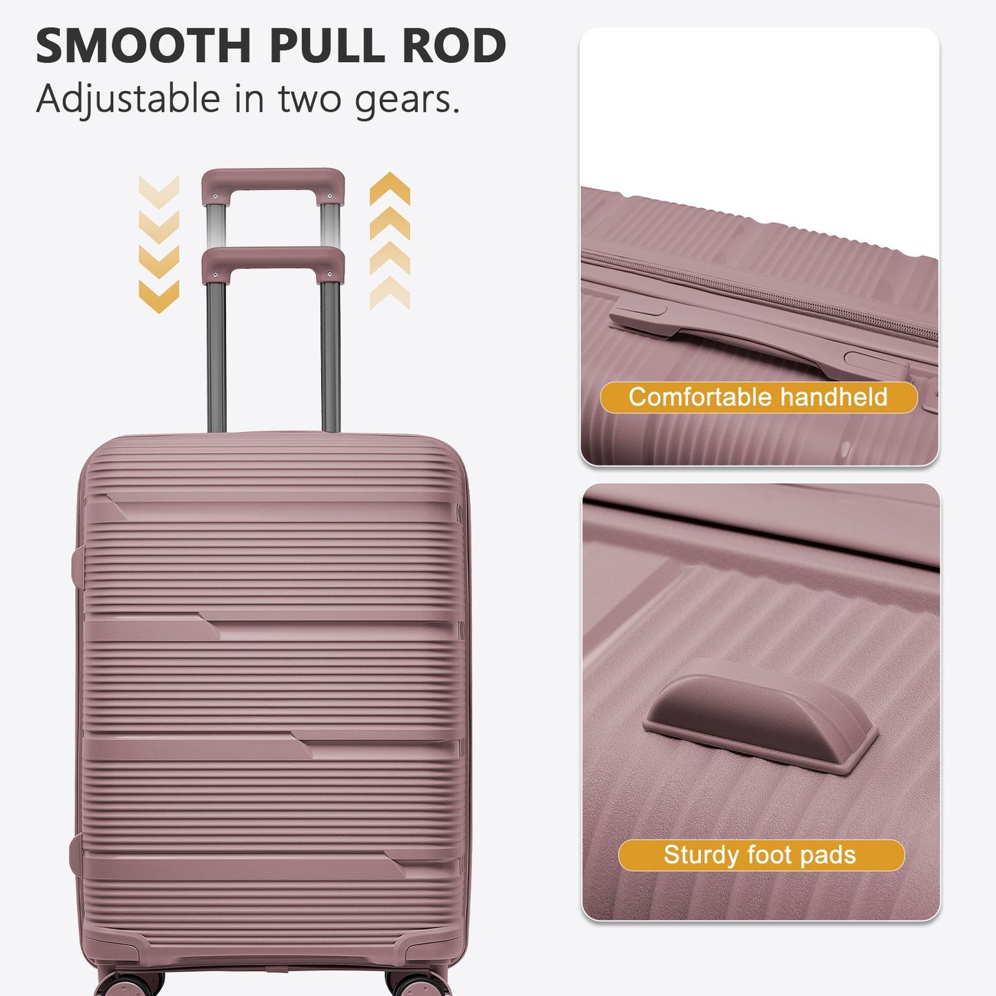 Travel Suitcase set 3 Piece Rolling Carry on Luggage Set Women Men Trolley Case Backpack Boarding Cabin Suitcase Wheels 20 24''