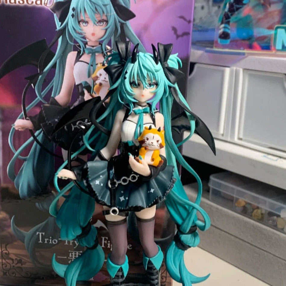 Hatsune Miku Anime Figure Hatsune Miku Desktop Decorations Cute Girl Hatsune Action Figure Model Statue Collection Toys Gift