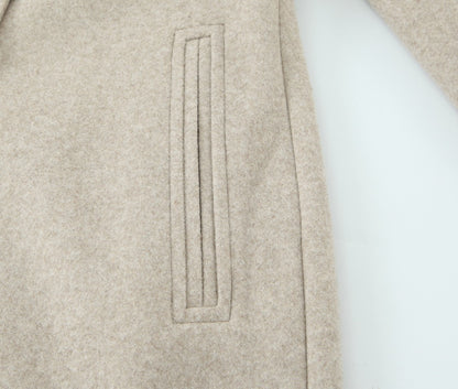 2025 autumn new women's casual fashion simple temperament elegant loose soft padded shoulder coat jacket