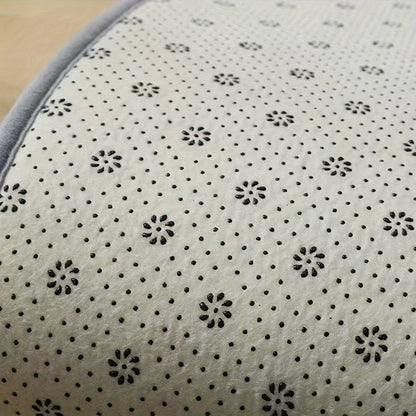 Thickened solid color bathroom mat absorbent toilet floor mat entrance home non-slip foot mat kitchen door mat