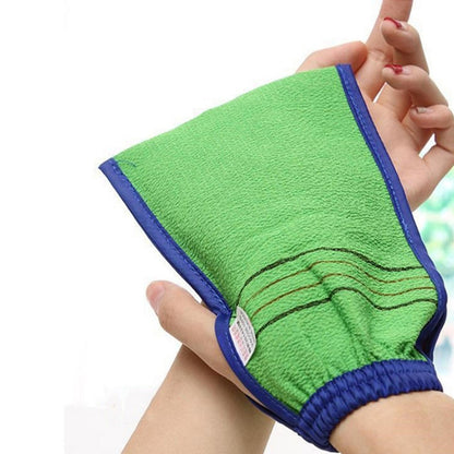 Exfoliating Bath Towel Korean Washcloth Body Massage Scrub Shower Towel SPA Portable Grain Brush Peeling Dead Skin Gloves Adults