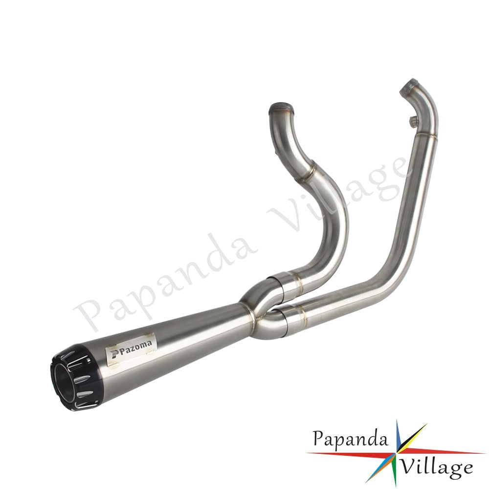 Motorcycle Full Exhaust Pipe Exhausts System Mufflers For Harley Dyna Wide Super Glide Fat Street Bob Low Rider FXDF 2006-2017