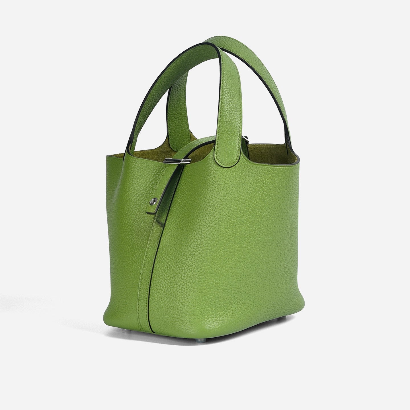 Mendy 22 CM Large size Top Quality Bucket Bags Women's Bag Lady Luxury Designer High End Bag TC Cowhide Golden Sliver