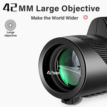 Telescópio Monocular Potente 80x100 HD ZOOM Binóculos Portáteis de Longo Alcance para Caça e Camping com Tripé e Suporte para Celular