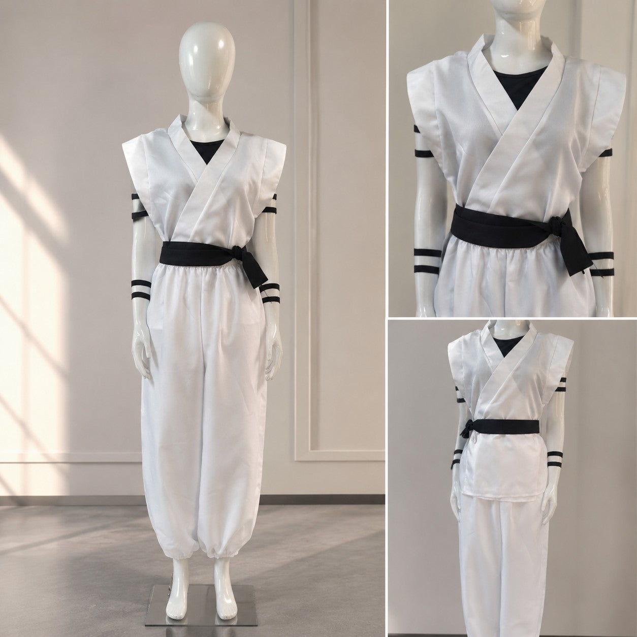 Ryomen Sukuna Cosplay Costume Jujutsu Kaisen Anime Kimono Outfit Full Set Tattoo Stickers Halloween Party Roleplay Costume