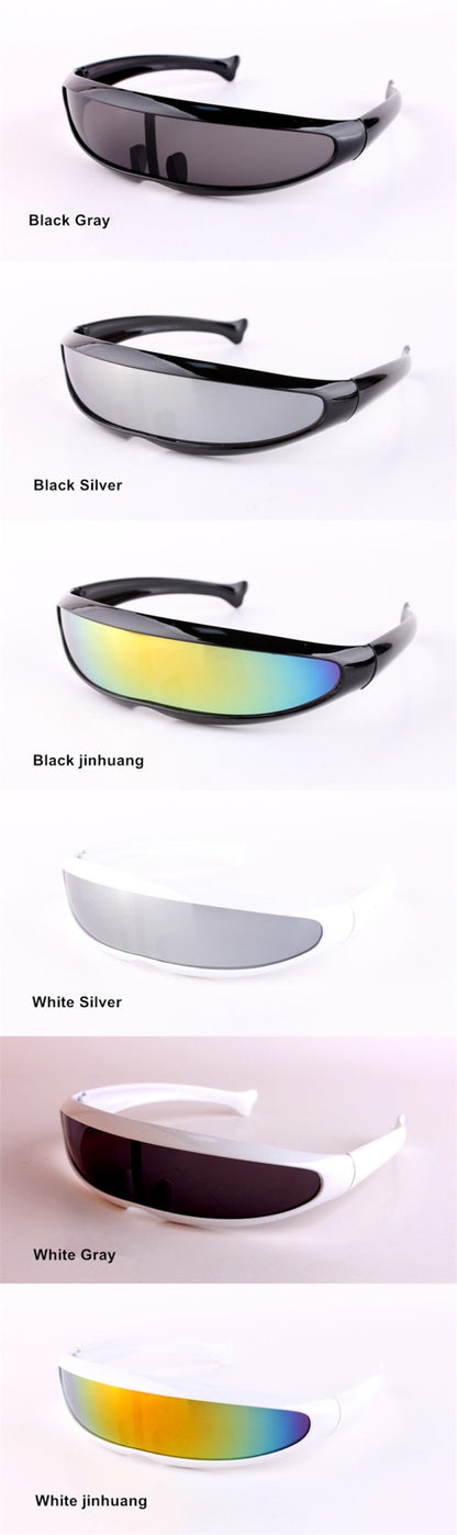 X-men Individuality Cycling Sunglasses for Men Mercury Lens Laser Glasses Travel Windproof Women's Sunglasses Robots Eyewear