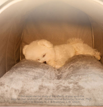Cama de Cachorro de Inverno Autorrequecível Casa de Filhotes Aconchegante Tenda de Dormir para Gatos Caverna para Gatos Camas Ninho de Gatinhos Interno Cabana de Canil para Cães Gatos Pequenos e Médios
