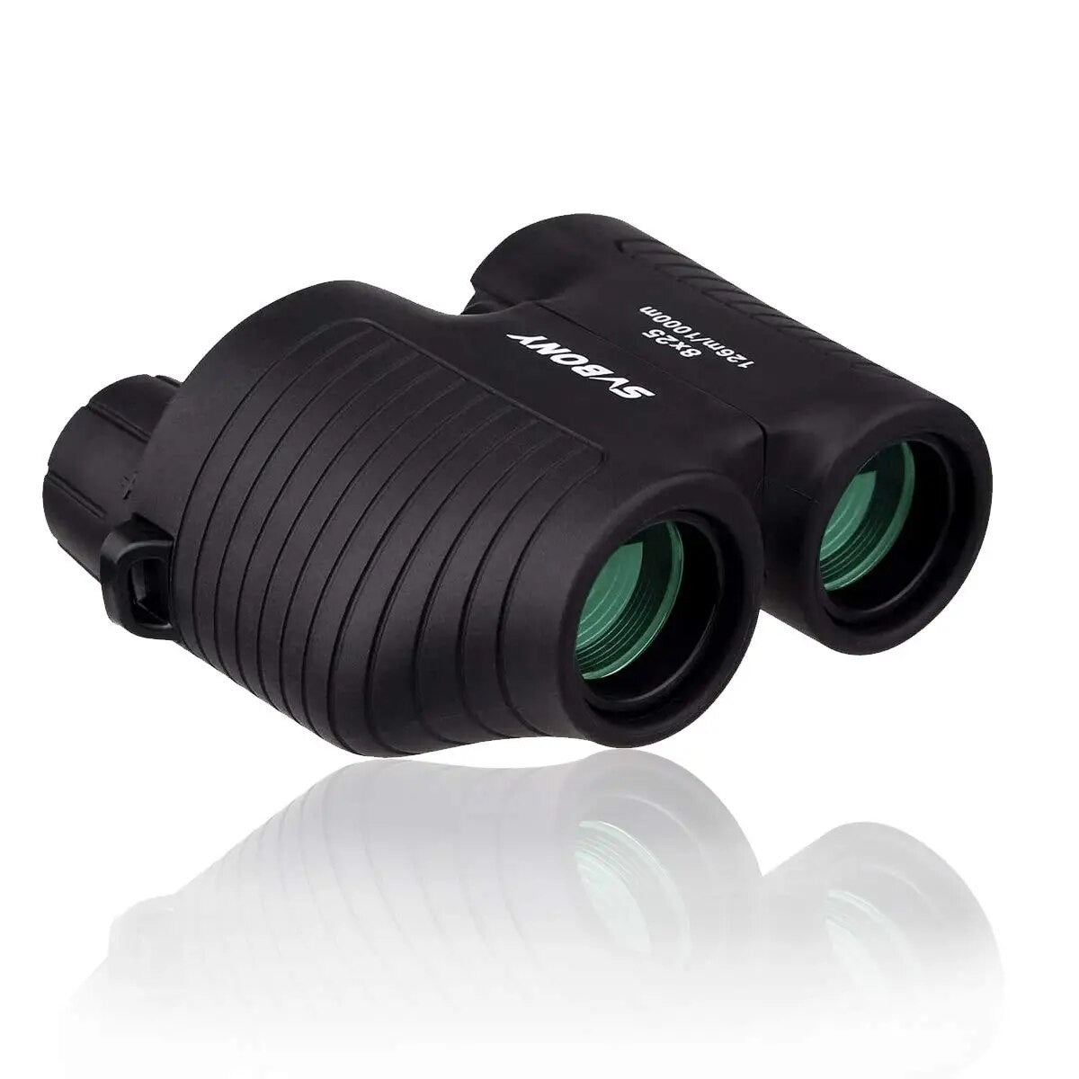 SVBONY 8x25 SV10 Binóculos Compactos Foco Fixo Mini Telescópio Portátil Prisma Porro Multirrevestido para Jogos Esportivos ao Ar Livre F9323