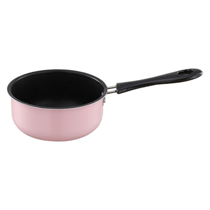 Panela Pequena Mini Panela de Sopa Utensílio de Cozinha com Alça Longa para RV Cozinha de Viagem Panela de Leite Aquecedor de Molhos Panela de Indução