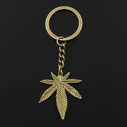 Colar Amuleto Erva Daninha da Moda para Mulheres Homens Colar Folha de Bordo Hip Hop Correntes Pingente Joias Presente Atacado Collares