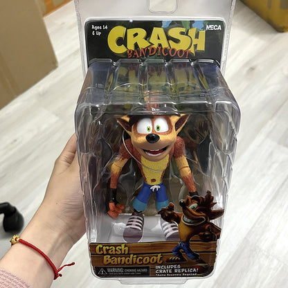Jogo Crash Figure Crash Bandicoot Sane Trilogy Ação Anime Figura Boneca Decoração Presentes de Halloween