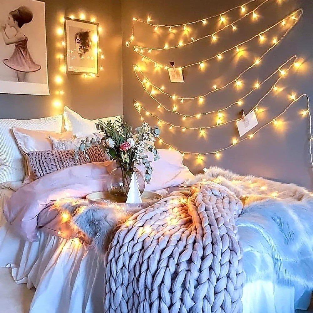 Battery Operated 20/40/80/160Led String Light Christmas Lights for Garland Wedding Party Holiday Decorations