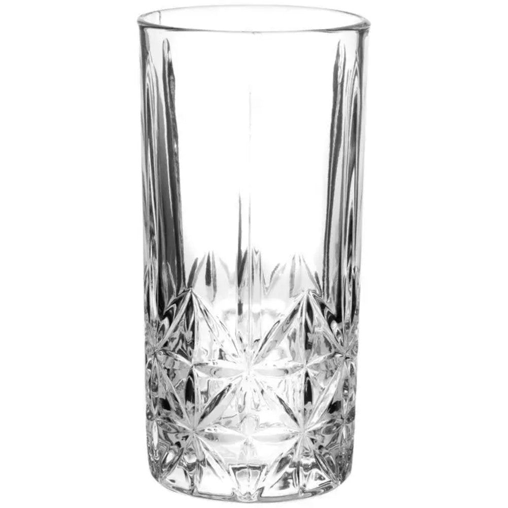 Conjunto de Copos de Vidro 350ml 6 Peças Copo de vidro moderno, resistente ao calor, espesso e sem chumbo para uso em casa e escritório.
