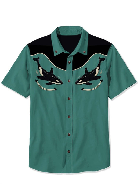 Men's Shirts Summer Casual Fashion Short Sleeved Shirts Mens Hawaiian Shirts Casual Clothing Camisas De Hombre Elegantes De Lujo