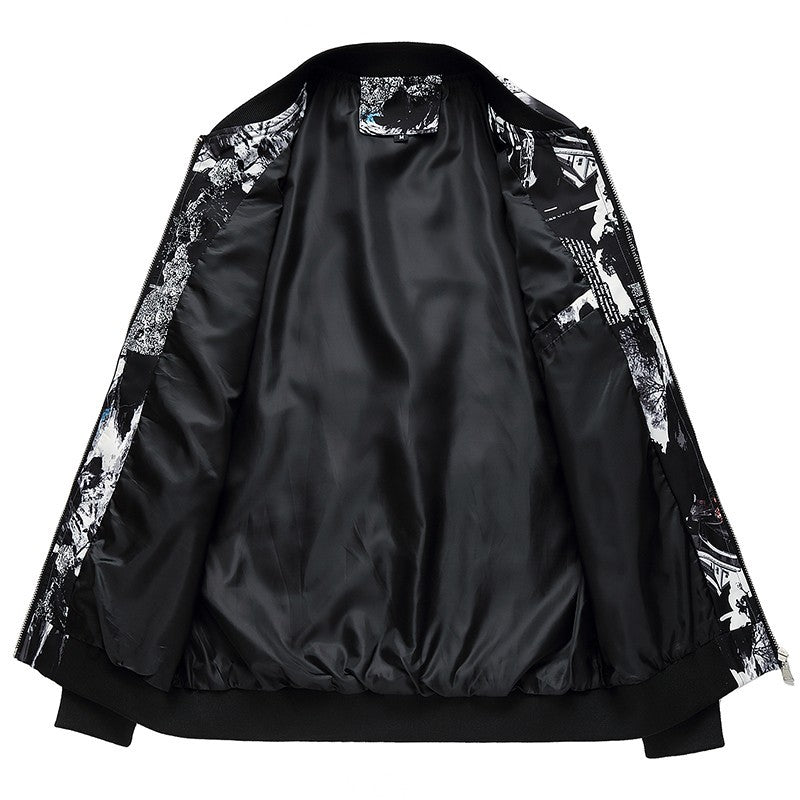 Spring, Autumn and Seasonal Boys' Floral Jacket, Large Size Urban Casual Coat Multi-color Available