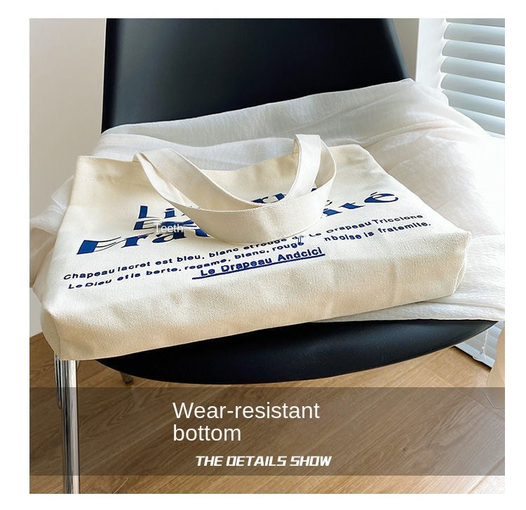 Canvas Women Handbags Shoulder Underarm Bag London Books Print Handbag Large Capacity Ladies Shopping Tote Bag Student Book Bags