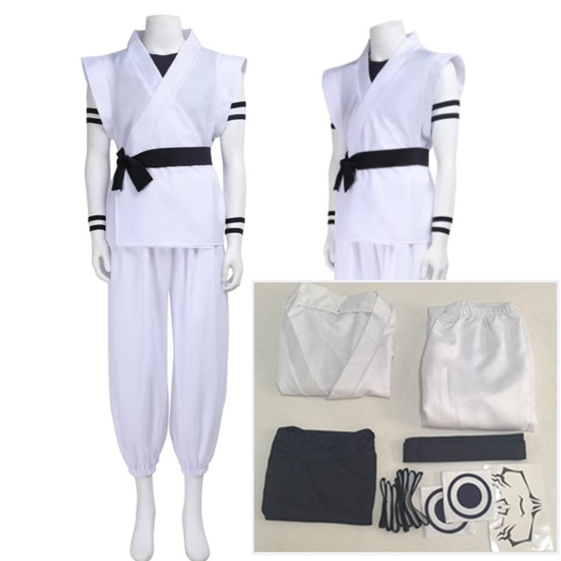 Ryomen Sukuna Cosplay Costume Jujutsu Kaisen Anime Kimono Outfit Full Set Tattoo Stickers Halloween Party Roleplay Costume