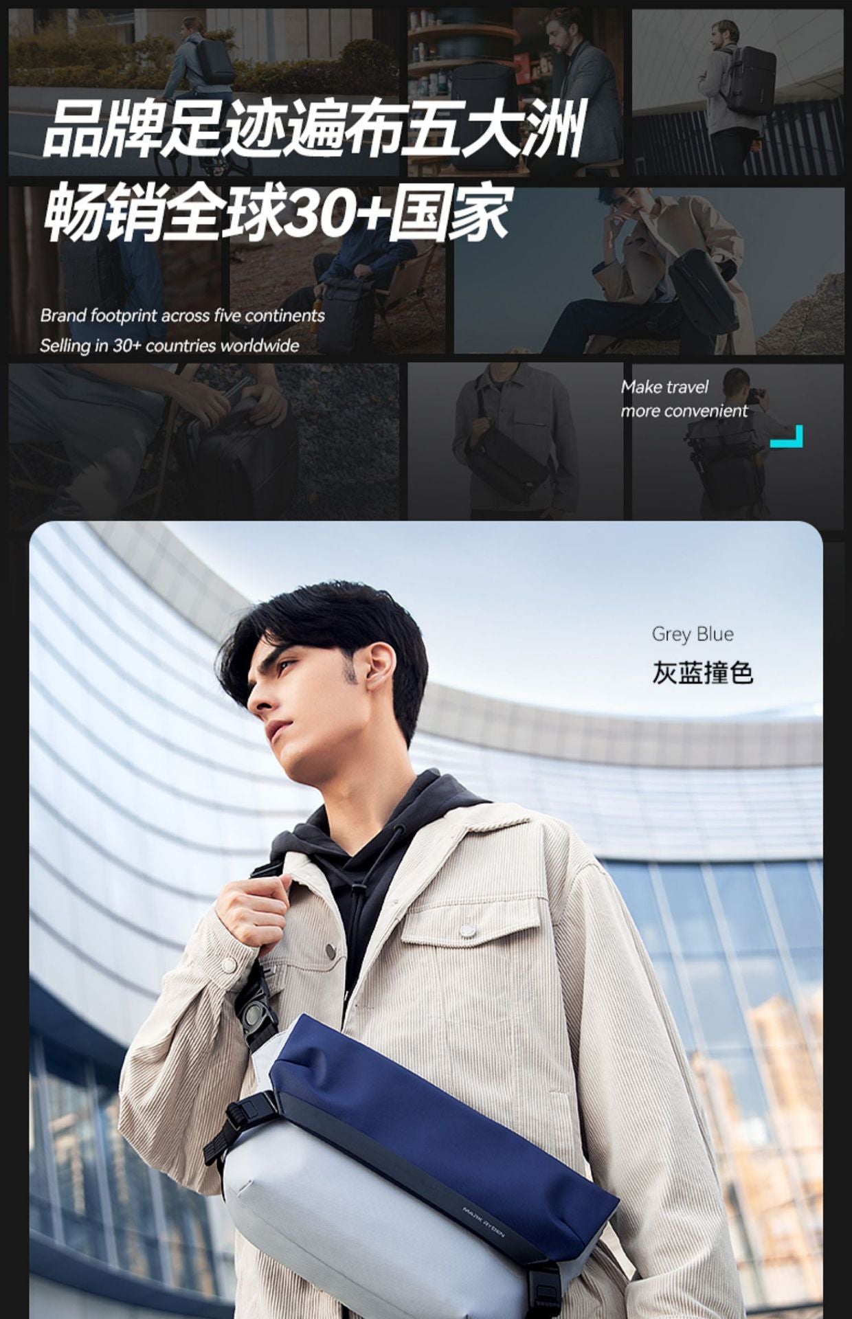 Mark Ryden Quality Waterproof Men Shoulder Bag For 11 iPad Large Capacity Men Travel Business Bags Male Crossbody Messenger Bag