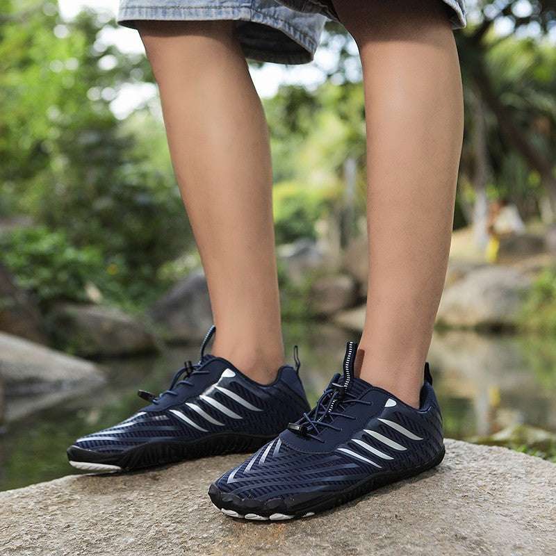 Men's Elastic Hiking Shoes Women Outdoor Sneakers for Trekking Wading Light and Comfortable Sports Shoes Non-slip Breathable