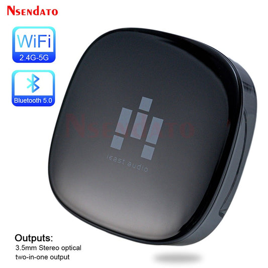 IEAST olio For DLNA Airplay 2 Adapter 2.4G/5G Wireless Wifi Bluetooth5.0 Music Audio MultiRoom Stream Receiver For Spotify alexa