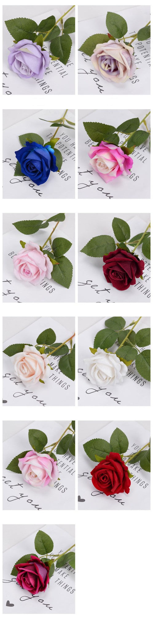 3/5/10/20pcs Roses Artificial Flowers Rose Flower Branch Artificial Red Roses Realistic Fake Rose for Wedding Home Decor