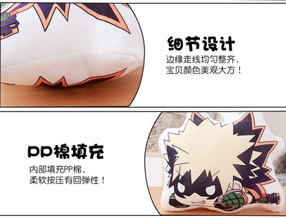 My Hero Academia Plush Stuffed Pillows Anime Boku no Hero Academia Cushion Cute Izuku Dakimakura Kawaii Katsuki Shoto Soft Dolls