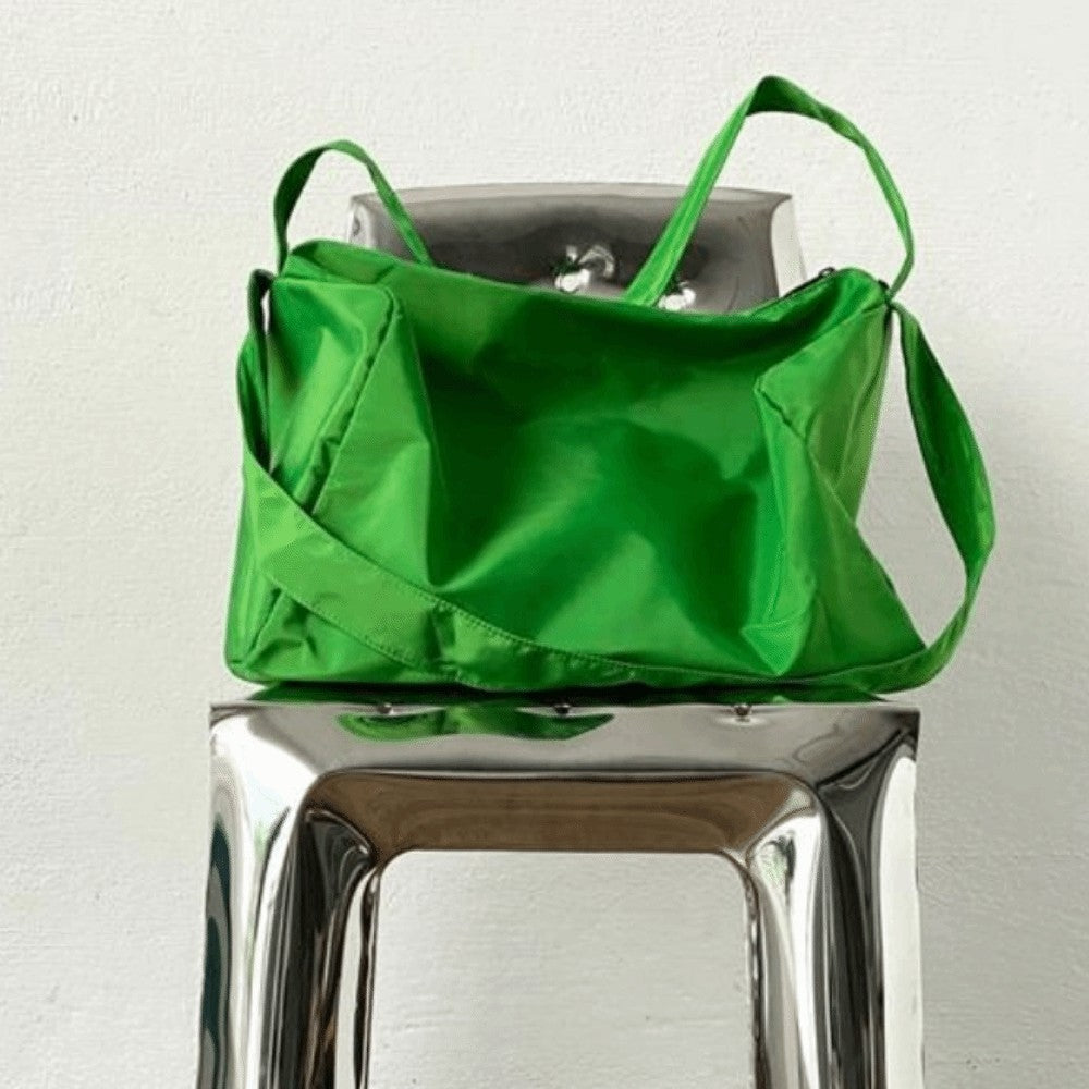 Nylon Yoga Training Bag Large Capacity Solid Color Sports Fitness Bags Multifunctional Waterproof Travel Tote Bag Outdoor