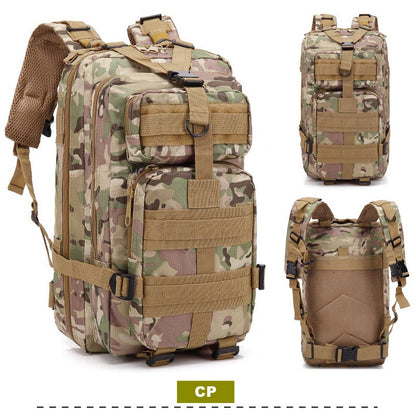 Mochila Tática Militar de 30L em Nylon 900D Impermeável para Esportes ao Ar Livre, Acampamento, Caminhada, Trekking, Pesca e Caça