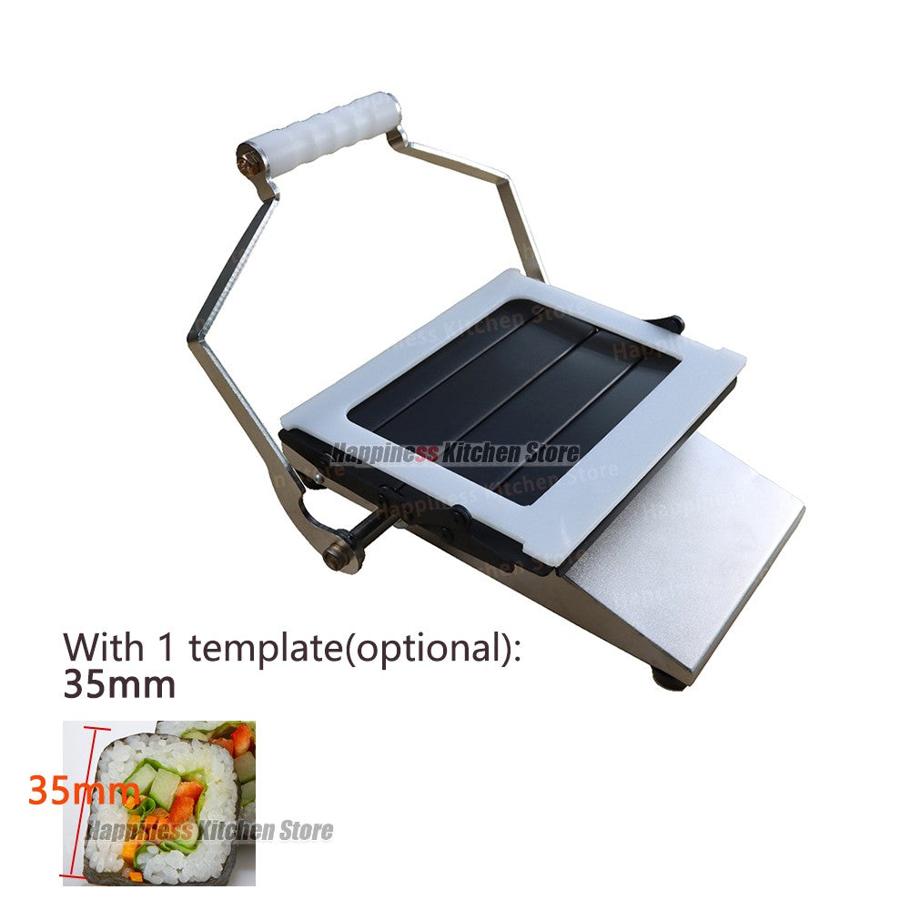 Máquina Comercial para Fazer Sushi em Rolo Kit Profissional para Fazer Sushi Utensílios de Sushi Redondo/Quadrado