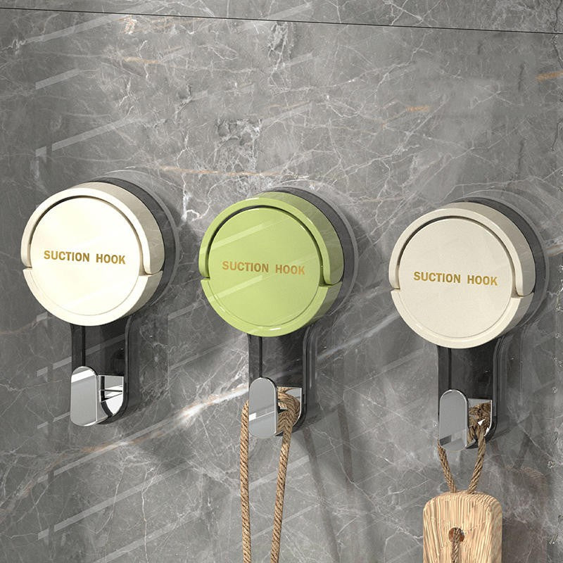 1PC Suction Cup Hook Reusable Stronge Vacuum Bathroom Suction Cup Hooks Waterproof Towel Rack Clothes Hanger Hook Accessory