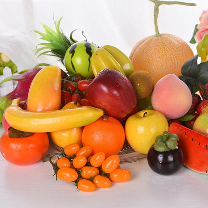 Simulated Food and Vegetables Indoor Showcase Photography Props Household Kitchen DIY Decoration Mini Micro Landscape Model TMZ