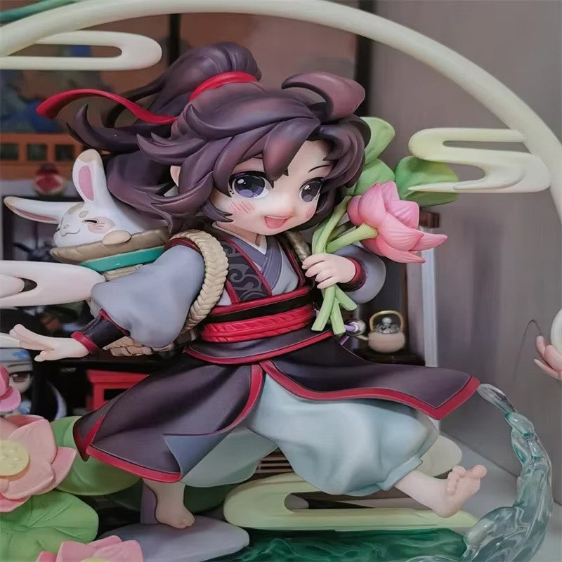 Mo Dao Zu Shi Yunge Yayun Wei Wuxian Lan Wangji Figures Genuine Anime Peripheral Collectible Model Desktop Decoration Doll Gift