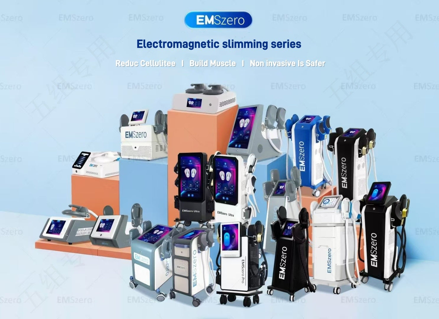 EMSzero HIEMT RF High Intensity Vibration Pulse Electronic Body Shaping Massage Muscle Massage