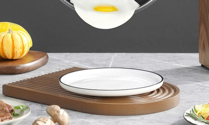 Panela de Fritura Antiaderente Giyoca Honeycomb Wok Não Revestida Aço Inoxidável 316 Utensílios de Cozinha Domésticos Multifuncionais Universais para Fogões