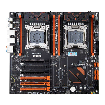Placa-mãe HUANANZHI X99 F8D PLUS LGA 2011-3 XEON X99 com suporte para Intel Dual CPU E5 2640 2666 2670 2696 V3 V4 DDR4 RECC NVME NGFF