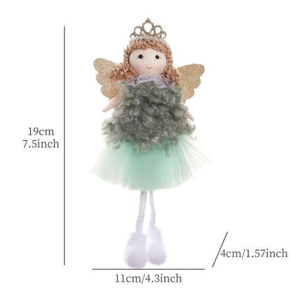 2024 New Year Gift Cute Christmas Angel Doll Xmas Tree Ornament Noel Deco Christmas Decoration for Home Natal Navidad 2023 Decor