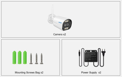 Smar Outdoor IP Wifi 3MP Survalance Camera for Wifi CCTV System Kit Human Detection Night Vision Video Cam ICSEE Two Way Audio